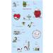 Graphique Peanutsâ„¢ Gift Labels EC36 | 52 Self-Adhesive Christmas Stickers | 13 Designs with Red Foil Accents | to and from Names | for Holiday Wrapping Paper & Gift Bags