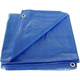 large blue tarp cover â€“ outdoor tarp for pools boats cars and trucks â€“ waterproof tarp cover â€“ heavy-duty tarp with grommets for secured tie-down â€“ 5mil thick (30x40 feet)