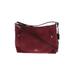 Coach Leather Hobo Bag: Burgundy Color Block Bags