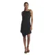 Coperni , Black Asymmetrical Sheath Dress ,Black female, Sizes: XS