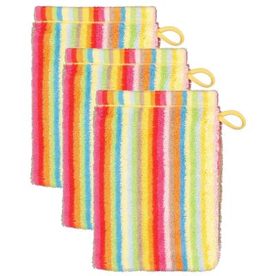 Cawö Waschlappen 3er Pack 'C Life Style multicolor' Multicolor Image
