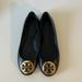 Tory Burch Shoes | Black Flats | Color: Black/Gold | Size: 6.5