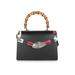 Gucci Bags | Gucci Black Calfskin & Elaphe Lilith Small Bamboo Top Handle | Color: Black | Size: Os