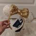 Disney Accessories | Firm! Nwt Disney Parks Wdw 50th Anniversary Cinderella Castle Light Up Minnie | Color: Gold/White | Size: Os