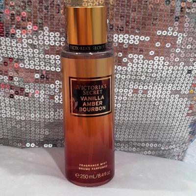 Victoria's Secret Accessories | Fragance Mist Victoria Secret Vanilla Amber Bourbon | Color: Brown/Gold | Size: Os