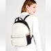 Michael Kors Bags | New Kate Spade Hudson Colorblock Large Backpack Pebble Leather Parchment Multi | Color: Gold | Size: Os