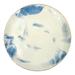 Anthropologie Dining | Anthropologie Strata 11 3/8" Dinner Plate Gold Rim Blue Marble Design Ceramic | Color: Blue/White | Size: 11 3/8" Diameter