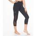 Athleta Pants & Jumpsuits | Athleta High Rise Pintuck Chaturanga Leggings Cropped Yoga Pants, Black | Color: Black | Size: S