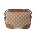 Gucci Bags | Gucci Brown Gg Canvas & Brown Leather Mini Bree Messenger Bag | Color: Brown | Size: Os