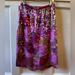 Anthropologie Skirts | Anthropologie Sequin Floral Skirt | Color: Pink/Purple | Size: 8