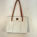 Dooney & Bourke Bags | Dooney & Bourke White Leather Women's Tote Shoppers Travel Bag Purse | Color: White | Size: Os