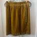 J. Crew Skirts | J.Crew Lined Gold Velvet Skirt. | Color: Gold | Size: Sp