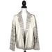 Anthropologie Sweaters | Anthropologie Saturday Sunday Moelleux Open Front Sherpa Sweater Jacket Size Xl | Color: Cream/Gray | Size: Xl