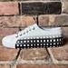 Coach Shoes | Coach Kristen Gingham Women 7.5 Ombre Canvas White Black Low Shoes Sneakers | Color: Black/White | Size: 7.5