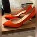 J. Crew Shoes | Jcrew Collette Pumps Size 9 Nib | Color: Orange | Size: 9