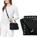 Michael Kors Bags | Michael Kors Studded Selma Crossbody Bag Silver Hardware | Color: Black/Silver | Size: Os