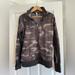 Athleta Tops | Athleta Women’s Full Zip Black Camo Hoodie. | Color: Black | Size: L