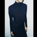 Zara Sweaters | Buttoned Wool Blend Knit Sweater And Rib Wool Blend Midi Skirt | Color: Blue | Size: S