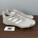 Adidas Shoes | Adidas Adizero Afterburner 8 Metal Baseball Cleats Grey H00979 Men’s Size | Color: Silver/White | Size: Various