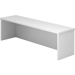 Hammerbacher Thekenaufsatz für Schreibtisch 1200x800mm Grau Image