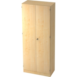 Hammerbacher Schrank Solid 5 OH BxTxH 80x42x200,4cm Sockelblende Griff SG Ahorn/Ahorn Image