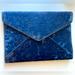 Rebecca Minkoff Bags | Never Used Rebecca Minkoff Velvet Clutch | Color: Blue | Size: Os