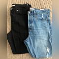 Levi's Jeans | Levi’s Wedgie Jeans Bundle (2 Pairs, Black And Blue) | Color: Black/Blue | Size: 30