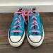 Converse Shoes | Converse Chuck Taylor All Star Bright Blue, Pink Laces Unisex Men’s 3 Women’s 5 | Color: Blue/Pink | Size: 5