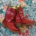 Disney Shoes | Disney Jesse Cowgirl Boots For Kids Size 13 | Color: Red | Size: 13g