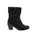 Harley Davidson Boots: Black Solid Shoes - Women's Size 8 - Round Toe