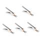 POPETPOP 5pcs Nail Scissors Nail Tools Pedicure Nippers Nail Trimmer Acrylic Nail Pedicure Tools Extended Nail Tip Fake Nail Clippers False Nail Stainless Steel U-Cut Lengthen