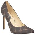 Nine West Women's Tatiana Pump, Dark Brown Logo 201, 9.5 UK