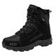 Winter Shoes Men's Winter Boots Lined and Waterproof Trainers & Sports Shoes Warm Winter Snow Boots Hiking Shoes Non-Slip Combat Boots Men Outdoor Shoes for Hiking Work Camping, 01 black, 10 UK