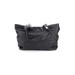 Calvin Klein Leather Shoulder Bag: Pebbled Black Solid Bags