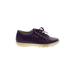 Ecco Sneakers: Purple Print Shoes - Women's Size 37 - Round Toe