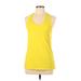 Athleta Active T-Shirt: Yellow Activewear - Women's Size Large
