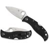 Spyderco LeafJumper Folding Knives by Sal Glesser 3.09in Satin Serrated Blade VG-10 Steel Black FRN Handle C262SBK