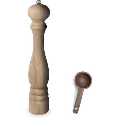 Paris Nature 16 inch Pepper Mill - With Wooden Spice Scoop