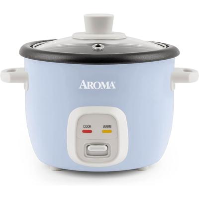 Aroma Housewares 4-Cups (Cooked) 1Qt Rice & Grain Cooker ARC-302NG Refurbished