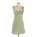 Shein Casual Dress - Mini: Green Dresses - Women's Size Large