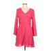 Just Fab Casual Dress: Pink Dresses - Women's Size Large
