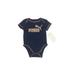 Puma Short Sleeve Onesie: Blue Print Bottoms - Size 3-6 Month