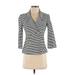 CAbi Blazer Jacket: Short Gray Print Jackets & Outerwear - Women's Size X-Small