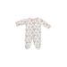 le top baby Long Sleeve Outfit Ivory Crew Neck Bottoms - Size 6-9 Month