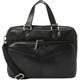 Laptoptasche, Leder, Frontfach, uni