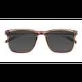 Male s square Crystal Brown Acetate,Metal Prescription sunglasses - Eyebuydirect s Climb