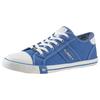Sneaker MUSTANG SHOES, Herren, Gr. 44, blau (royalblau), Textil, sportlich, Schuhe, mit Mustang Markenlabel, Freizeitschuh, Halbschuh, Schnürschuh