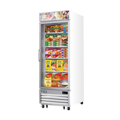 Everest Refrigeration EMGF23 29 1/8" 1 Section Display Freezer w/ Swing Door - Bottom Mount Compressor, White, 115v