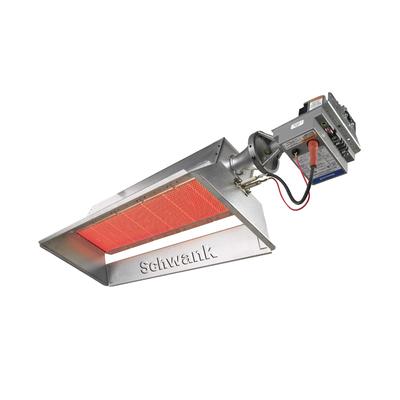 Schwank EC-0025-NG 24" Ceiling Mount Indoor Gas Infrared Heater - 21, 500 BTU, Natural Gas, Silver, Gas Type: NG