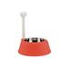 Alessi Lupita Dog Bowl Plastic (affordable option)/Metal/Stainless Steel (easy to clean) in Orange | Wayfair AMMI02 RO